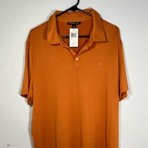 Michael Kors Amber Orange, Moisture Wicking Size XL Polo-Golf